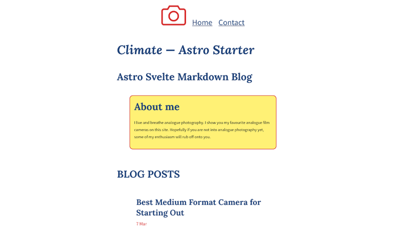 Astro Blog Markdown