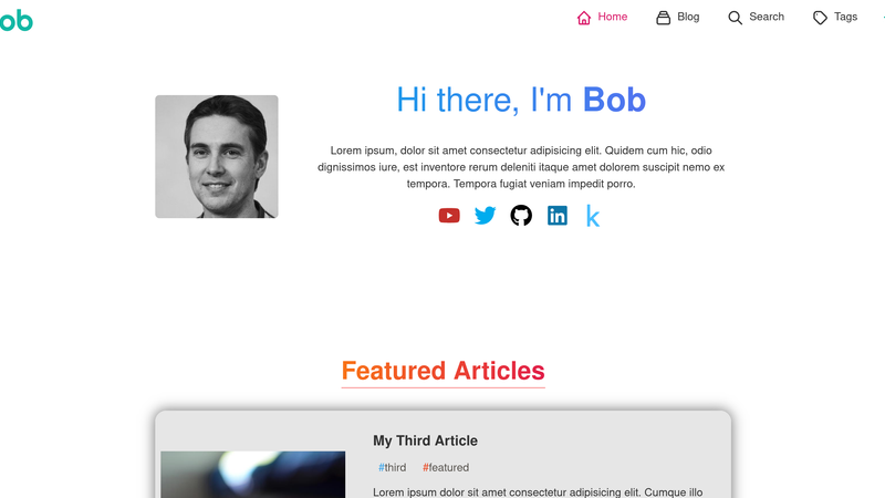 Bob's Blog